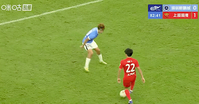 新鹏城0-1海港，蒯纪闻斩获个人中超首球，武磊献助攻